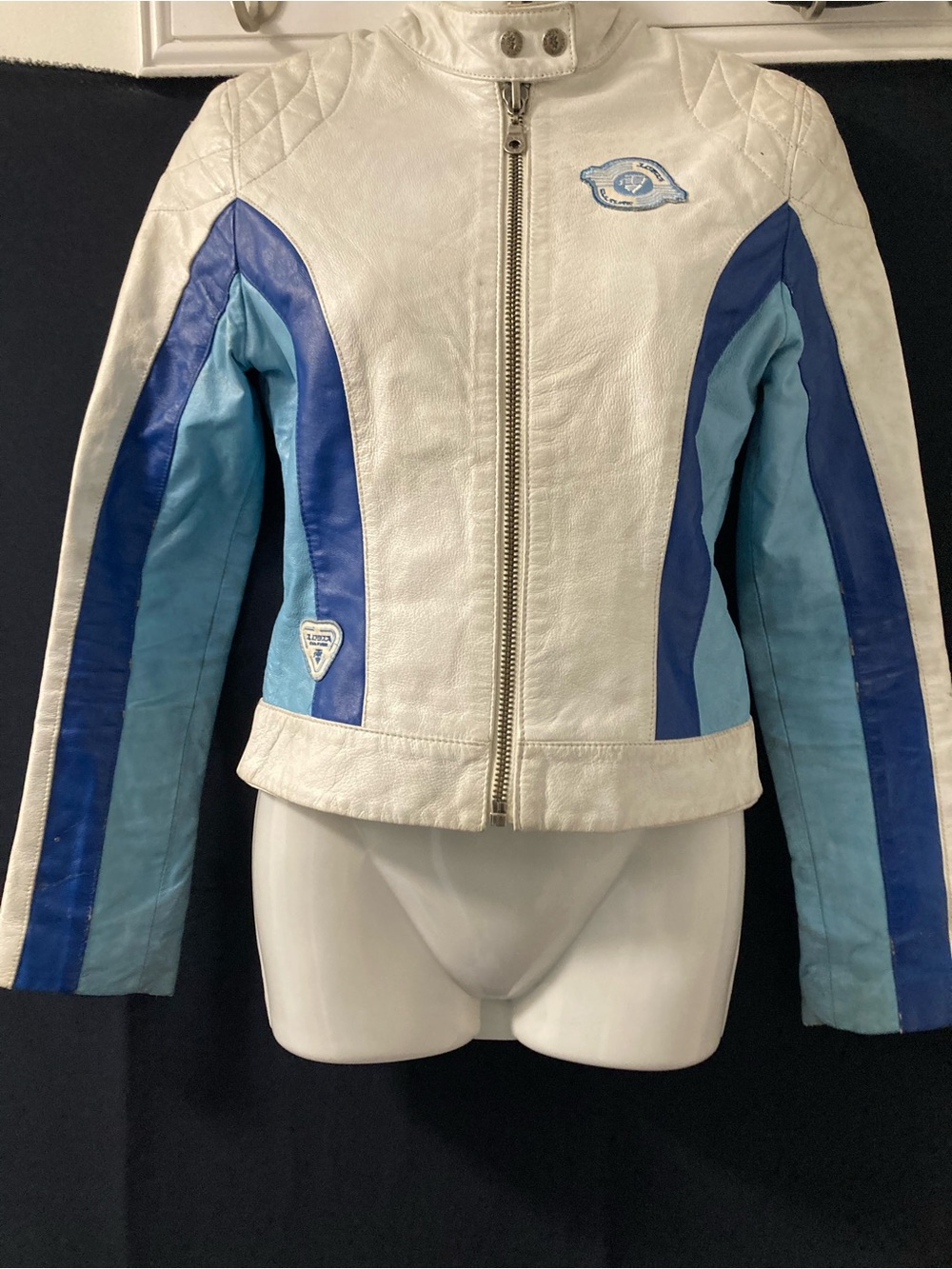 Vintage 2014 Japanese Racing 100% Genuine Leather Moto Jacket XS Logik Culture